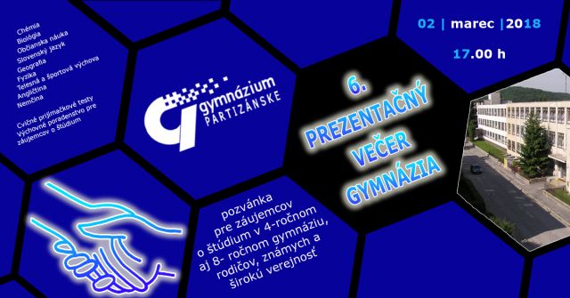 prezentačný večer gymnázia