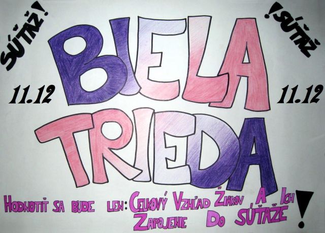 biela trieda