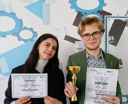 Natália a Tomáš úspešní v krajskom kole SOČ