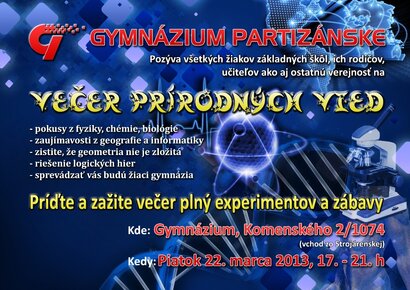 Večer prírodných vied