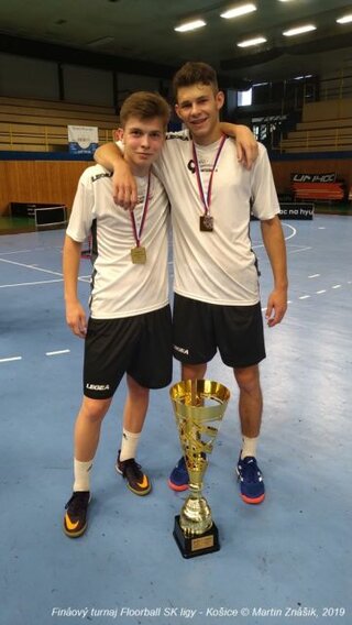 Patrik Hájovský a Dávid Petrík (FK Tempo Partizánske)