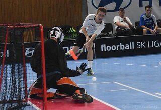 Daniel Krajčík pred bránkou Lipian