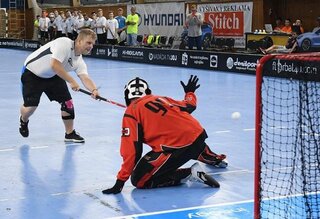 Peter Baštrnák pri samostatnom nájazde