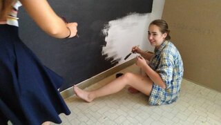 Lenka Nosková počas práce v Relax zóne