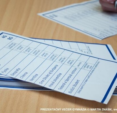 Prezentačný večer gymnázia